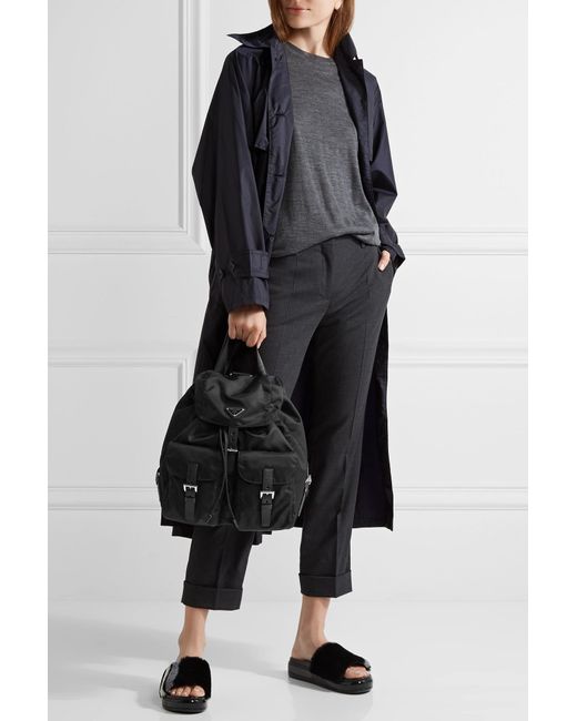 Large prada backpack sale
