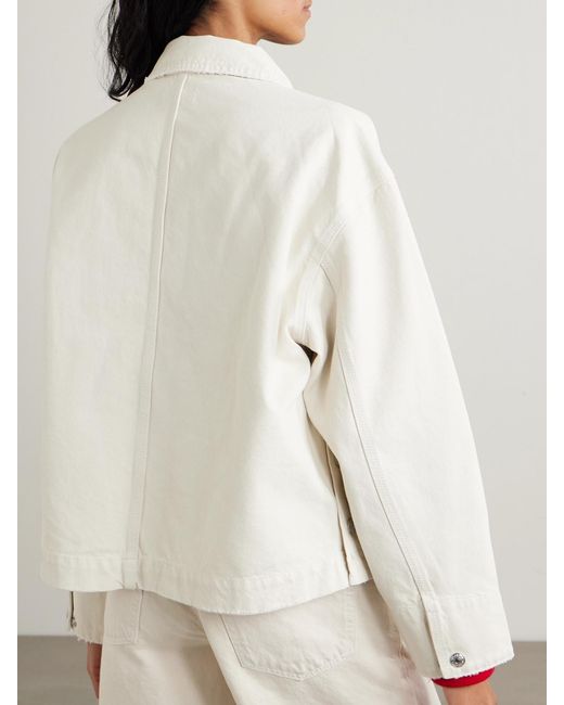 Re/done Natural Cotton-Twill Jacket