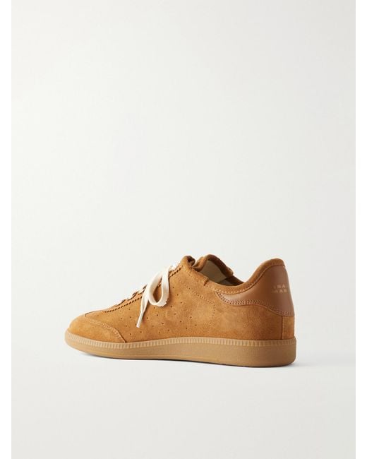 Isabel Marant Brown Brecy Suede Sneakers