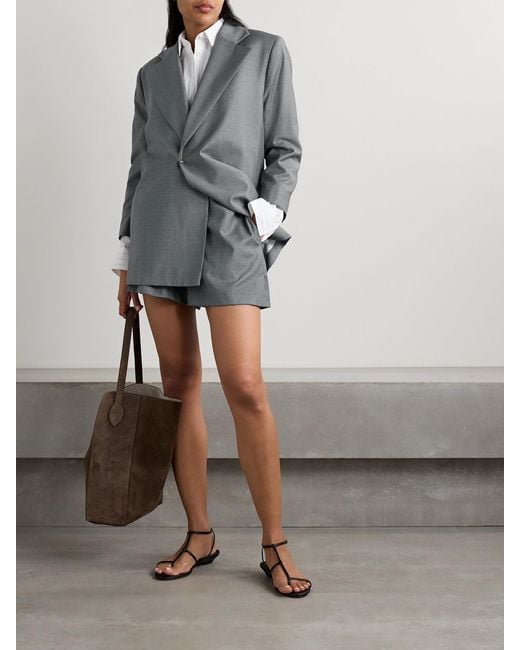 Sa Su Phi Gray Benni Wool Blazer