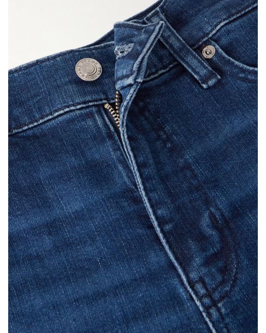 Jean Droit Taille Mi-Haute Le Slim Palazzo FRAME en coloris Blue