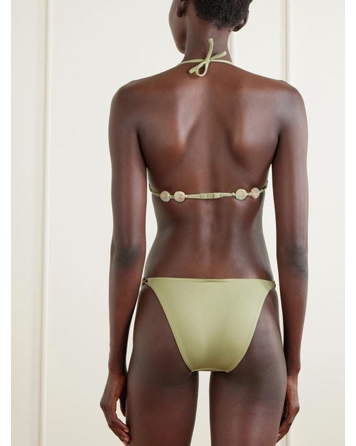 Eres Green Alva Bikini Top