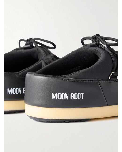 Moon Boot Blue Evx Slip-Ons Aus Shell