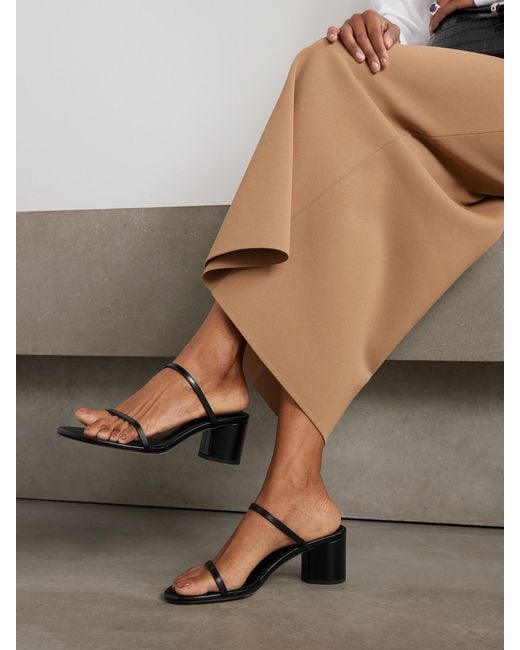 Aeyde Black Annika Leather Mules