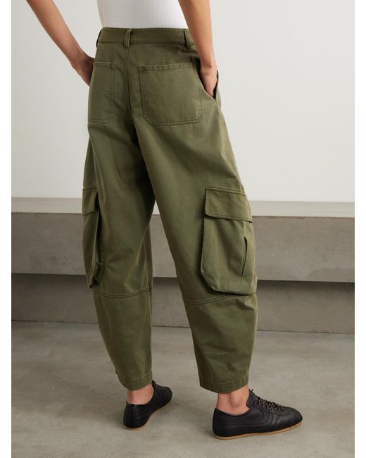 Jean Barrel Taille Haute The Bubble FRAME en coloris Green