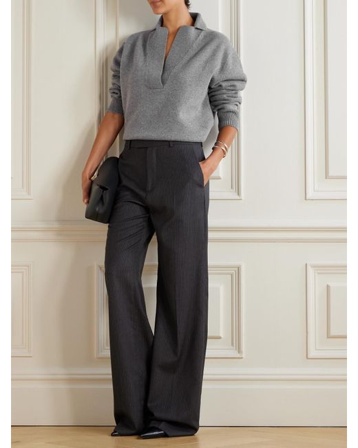 Veronica de Piante Gray Emilie Pullover Aus Einer Woll-Kaschmirmischung