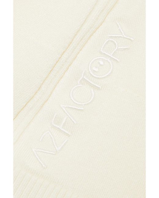AZ FACTORY Natural Mybody Stretch-Knit Top