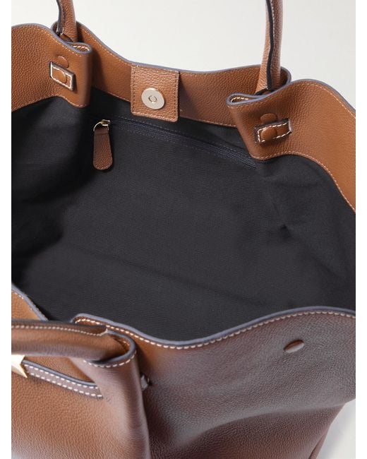 DeMellier London Brown New York Tote Aus Strukturiertem Leder