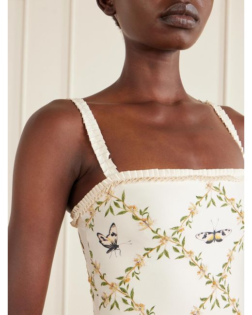 Agua Bendita White Limon Azucar Printed Swimwear