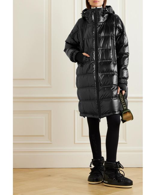 3 MONCLER GRENOBLE Rochelair Hooded Padded Quilted Shell Down Parka in  Black | Lyst Canada
