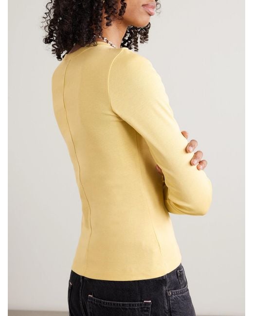 Flore Flore Yellow Max Organic Cotton-Jersey T-Shirt