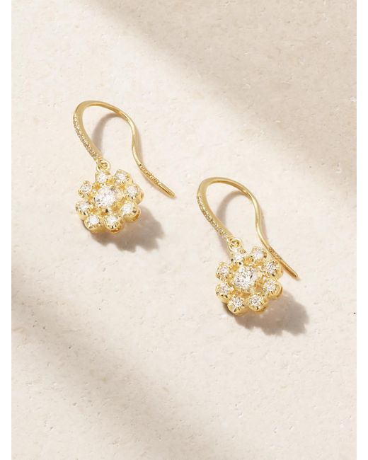 Jennifer Meyer Natural Illusion Kleine Ohrringe Aus 18 Karat Mit Diamanten