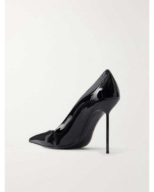 Paris Texas Black Lidia 105 Patent-Leather Pumps