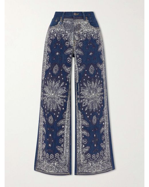 R13 Blue D'Arcy Flared Jeans
