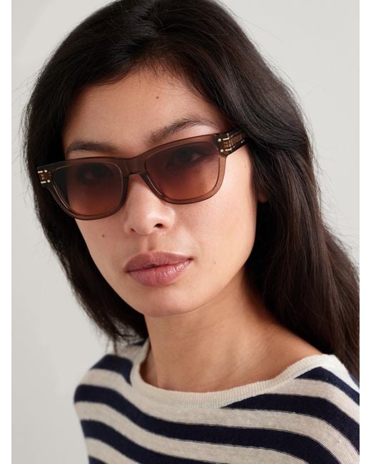 Dior Brown Dior Signature S6U Square-Frame Acetate Sunglasses