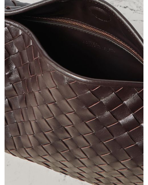 Bottega Veneta Brown Hop Small Intrecciato Leather Tote