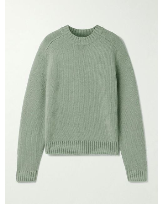 Pull En Cachemire New Jill Twp en coloris Green