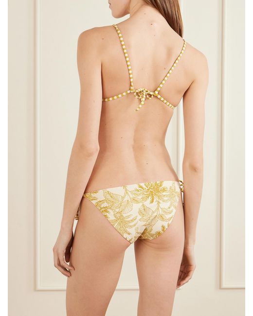 Eres Metallic Voyage Solarium Printed Bikini Briefs