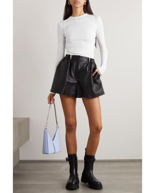 Givenchy White Cutout Stretch-Jersey Top