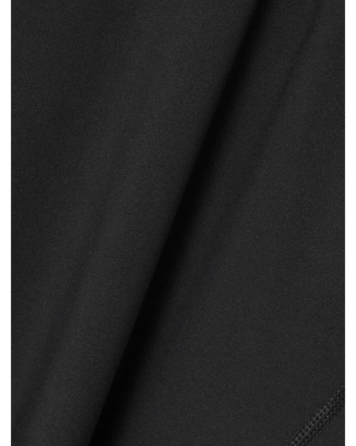 On Shoes Black Studio Minikleid Aus Stretch-Jersey Mit Cut-Out