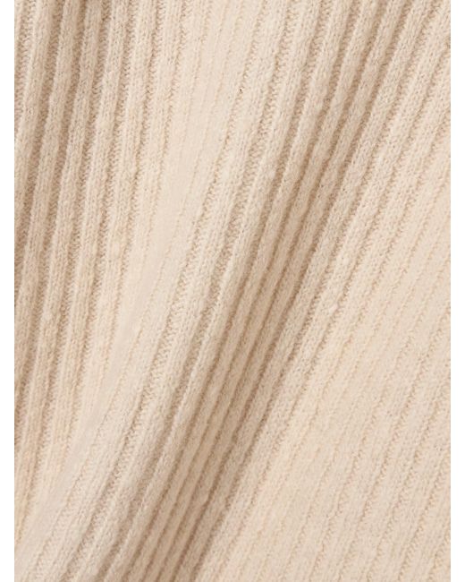 Co. Natural Ribbed Wool-Blend Sweater