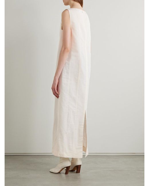 Robe Midi En Popeline De Coton Martay Khaite en coloris White