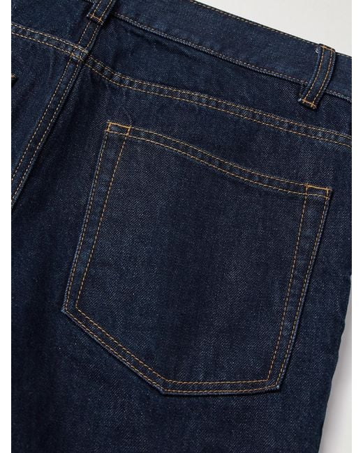 Jean Droit Taille Haute Carlyl The Row en coloris Blue