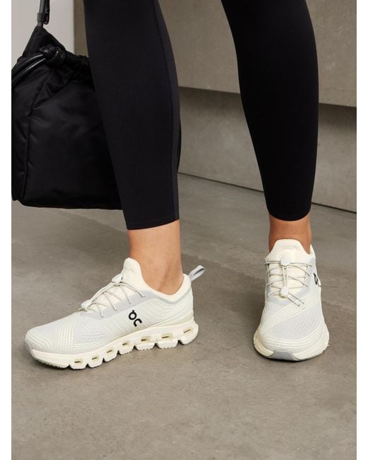 On Shoes Natural Cloud X Z5 Rubber-Trimmed Mesh Sneakers