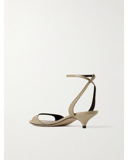 The Row Natural Vika Leather Sandals
