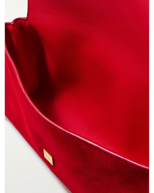 Pochette En Daim Audrey Khaite en coloris Red