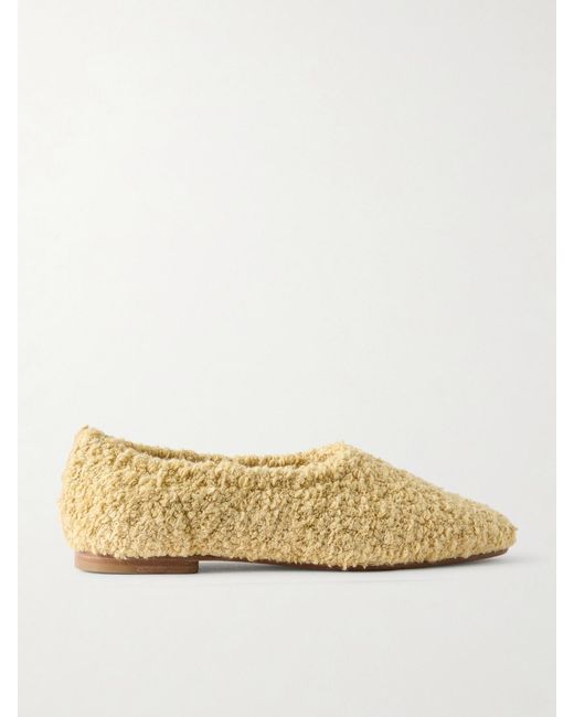 Gabriela Hearst Natural Emperor Bouclé Ballet Flats
