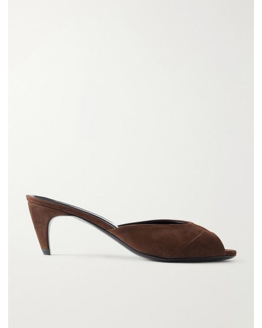Jude Natural Cave 65 Suede Mules