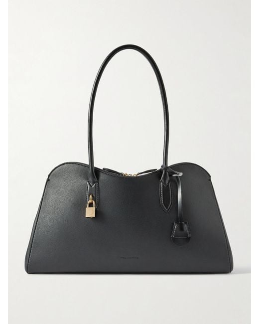 Stella McCartney Black Ryder Tote Aus Strukturiertem Synthetischem Material Mit Verzierungen