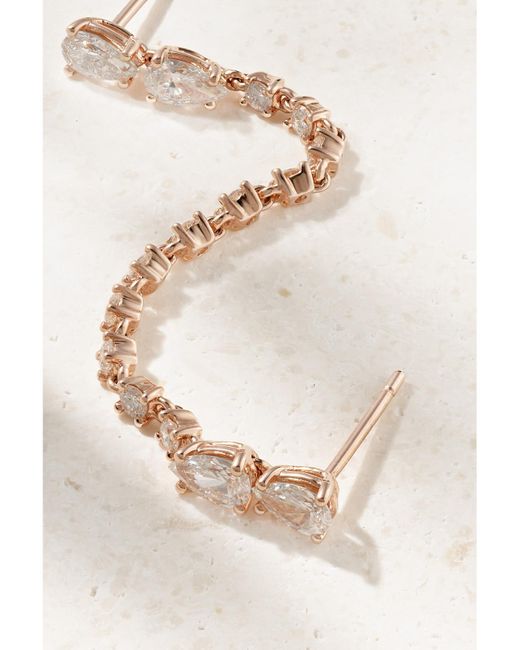 Anita Ko Natural Daphne 18-Karat Rose Diamond Single Earring