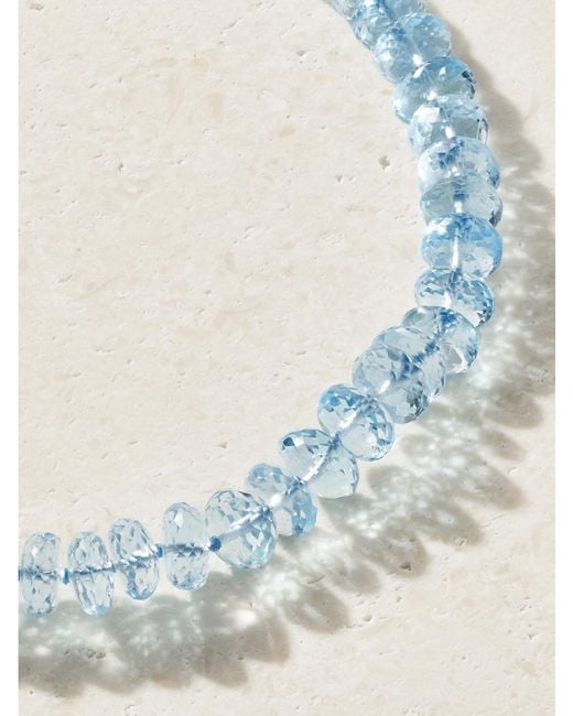 JIA JIA Natural Oracle Sky 14-Karat Topaz Necklace
