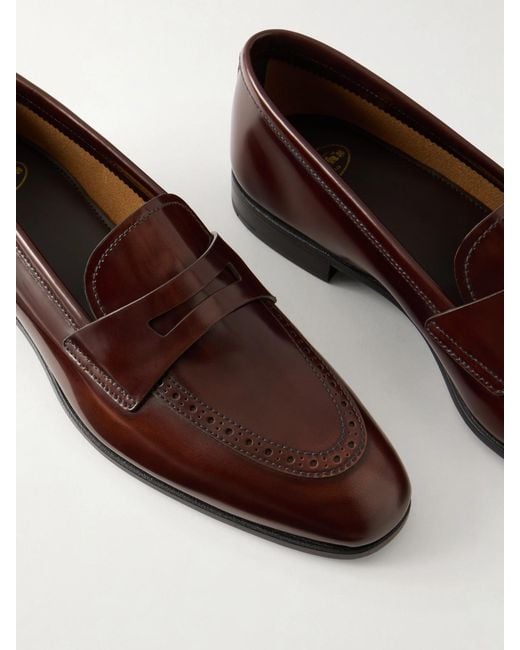Church's Brown Onyx Leather Loafers