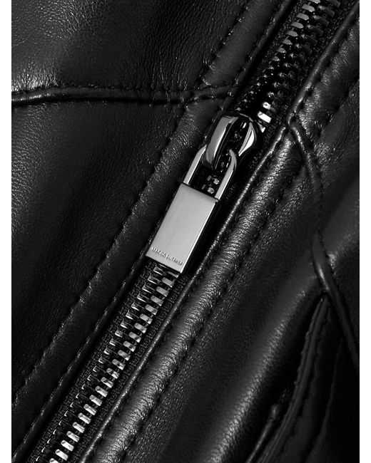 Magda Butrym Black Leather Jacket