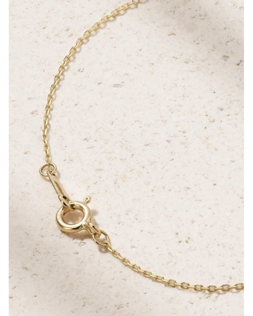 Mizuki Natural 14-Karat, Pearl And Diamond Necklace