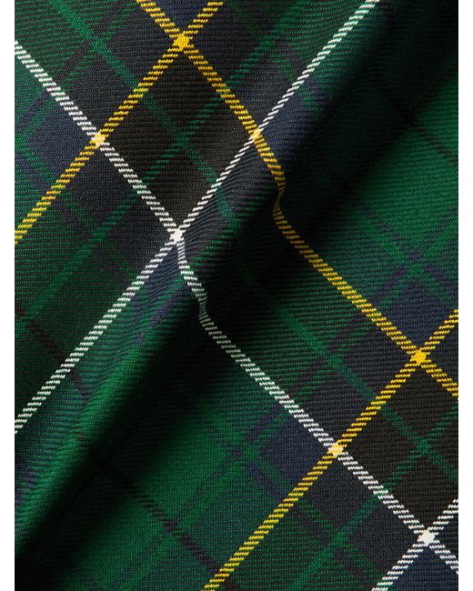 Alexander McQueen Green Minirock Aus Wolle Mit Karomuster