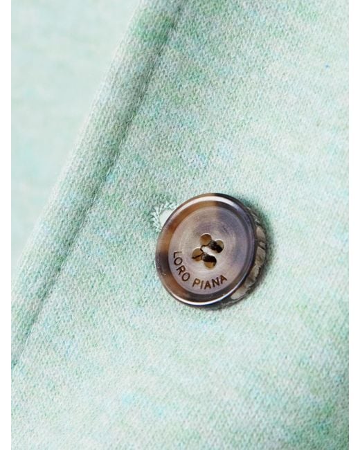 Loro Piana Green Mini Spagna Cashmere-Blend Jacket