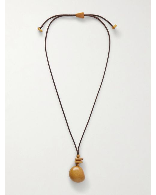 Hunting Season Natural The Pendant Tagua And Leather Necklace