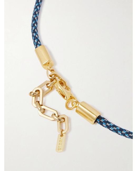 Joolz by Martha Calvo Metallic Largo-Plated And Cord Necklace