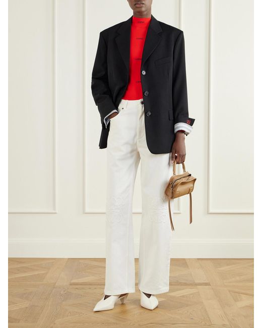 Loewe Blue Wool Blazer