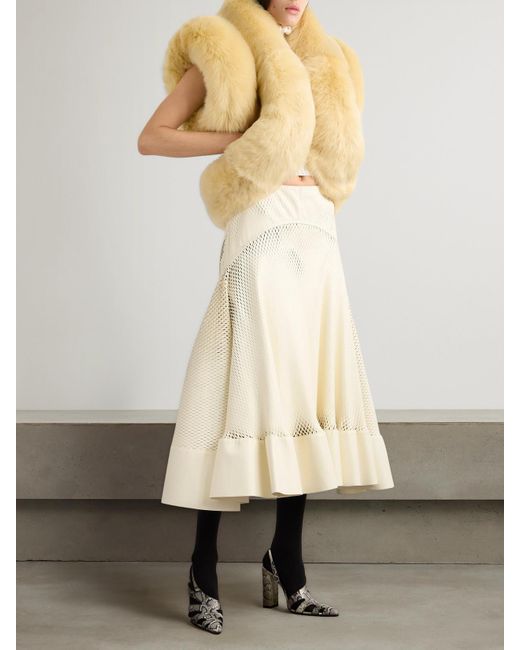 Alaïa Natural Shearling Vest