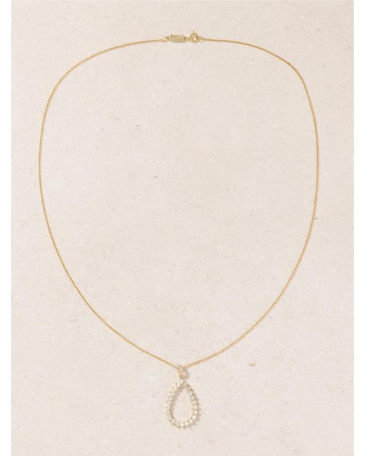 Jennifer Meyer Natural 3-Prong Kette Aus 18 Karat Mit Diamanten