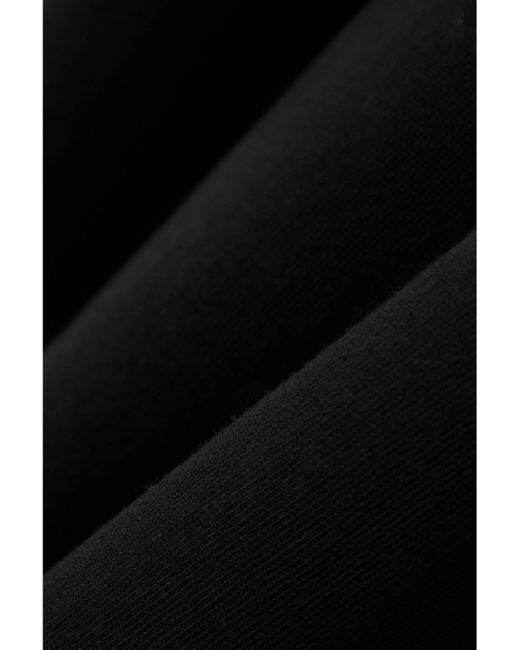 Nili Lotan Black Brady Distressed Cotton-Jersey T-Shirt