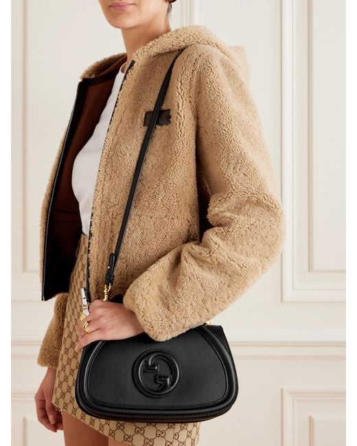 Gucci Black Blondie Leather Shoulder Bag
