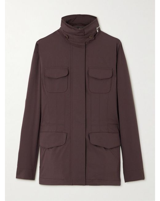 Loro Piana Brown Traveller Shell Jacket