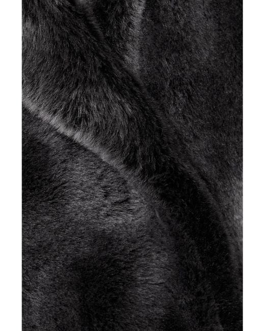 UTZON Black Joie Reversible Shearling Coat