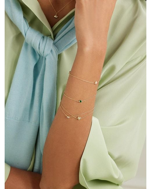 STONE AND STRAND Natural Tie The Knot 10-Karat Diamond Bracelet